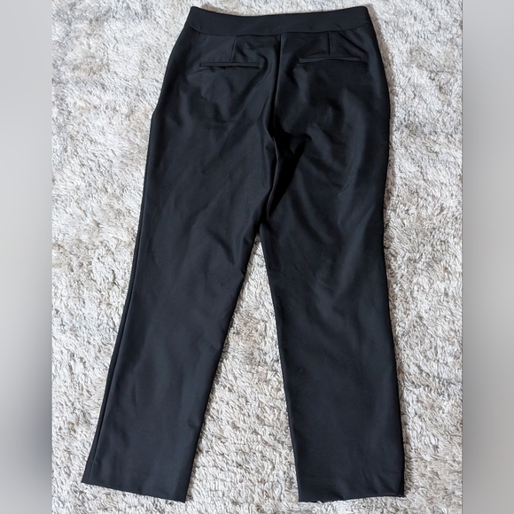 Quince High Rise Slim Scuba Ankle Pants Black Size 8 NWT - Picture 6 of 6